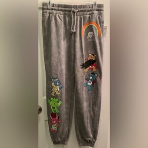 Care Bears x Monsters Women’s Graphic Print Joggers Sz Small 4-6 Grey